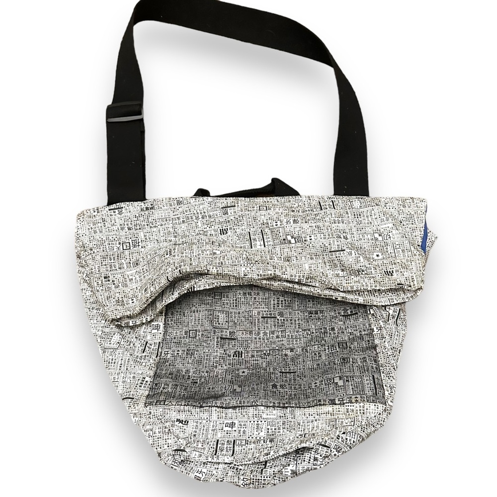 GOD Asian print messenger bag